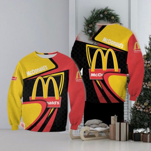 Mcdonald’s Green Christmas 3D Sweatshirt AOP Gift For Men And Women