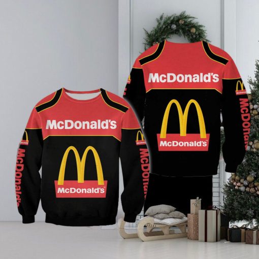 Mcdonald’s Hat Christmas 3D Sweatshirt AOP Gift For Men And Women