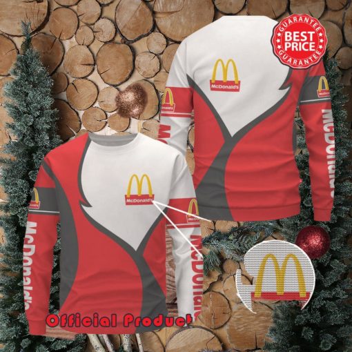 Mcdonald’s Logo Design Trending Ugly Christmas Sweater