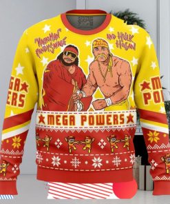 Mega Powers Macho Man And Hulk Hogan Ugly Christmas Sweater