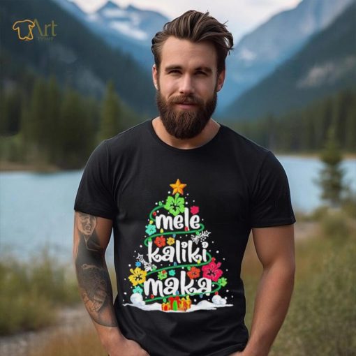 Mele Kalikimaka Christmas Hawaiian Funny T Shirt