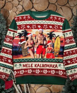 Mele Kalikimaka Personalized Photo Ugly Sweater