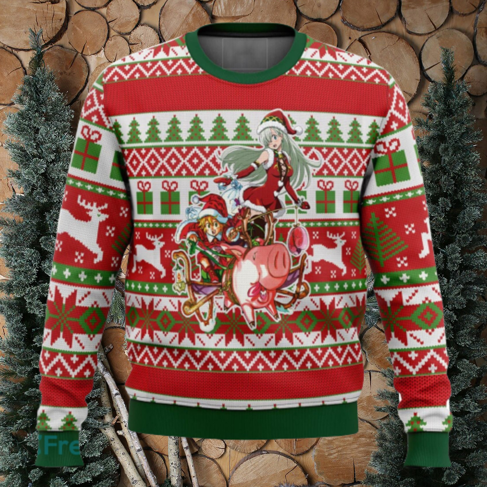 Lakers Ugly Sweater Los Angeles Lakers Deer 3D Ugly Christmas