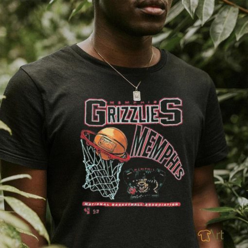 Memphis Grizzlies Vintage Hoop NBA T Shirt