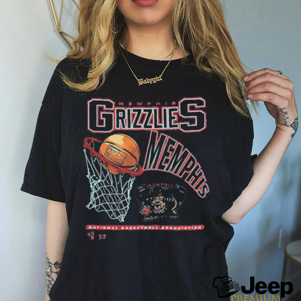 Memphis Grizzlies Vintage Hoop NBA T Shirt - teejeep