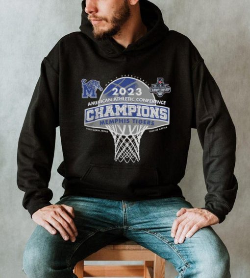 Memphis Tigers 2023 AAC Men’s Basketball Conference Tournament Champions Hoodie Shirt