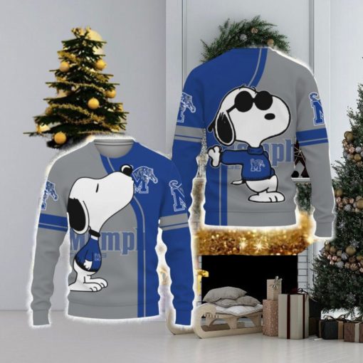 Memphis Tigers Champion Snoopy 3D Sweater All Over Printed For Men And Women