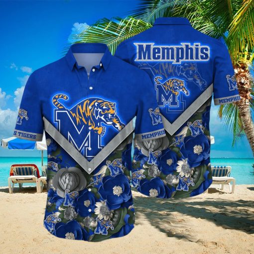 Memphis Tigers NCAA Hawaiian Shirt Custom Camping Aloha Shirt