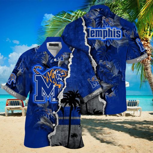 Memphis Tigers NCAA Hawaiian Shirt Custom Vacation Time Aloha Shirt