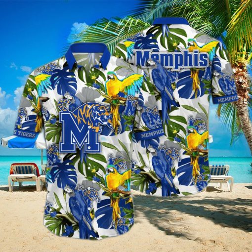 Memphis Tigers NCAA Hawaiian Shirt Summer Nightstime Aloha Shirt