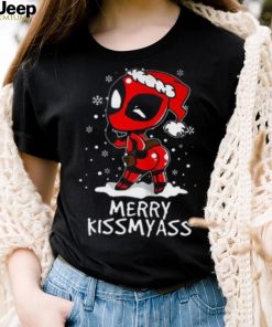 Men Marvel T Shirt, Merry Kiss My Ass Spiderman Christmas T Shirt