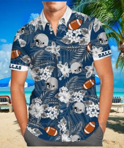 Men s NFL Dallas Cowboys Hawaiian Shirts Tropical Summer Beach Shirt