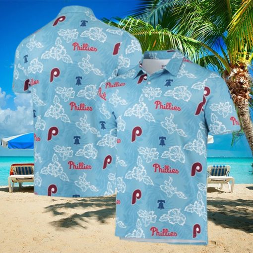 Men s Reyn Spooner Light Blue Philadelphia Phillies Hawaiian Shirt