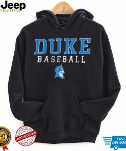 Men’S Champion Royal Duke Blue Devils Stacked Logo Softball Pullover Shirt