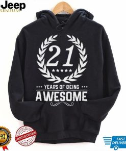 Mens 21St Birthday T Shirt Classic Hoodie