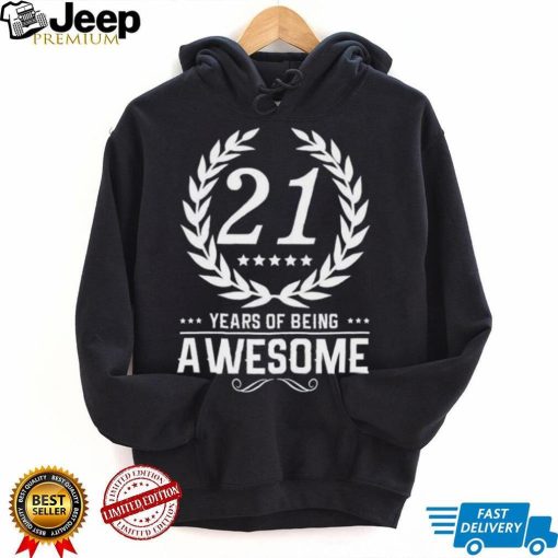 Mens 21St Birthday T Shirt Classic Hoodie