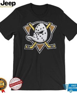 Men's Anaheim Ducks Mitchell & Ness Black 25 Years Vintage Fitted shirt