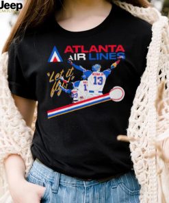 Men’s Atlanta Airlines let it fly Michael Harris shirt