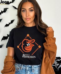 Men's Baltimore Orioles Fanatics Branded Black 2023 Postseason Around the Horn T Shirt