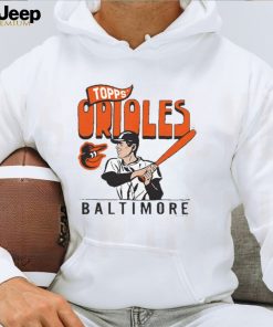 Men's Baltimore Orioles Homage x Topps Gray Tri Blend T Shirt