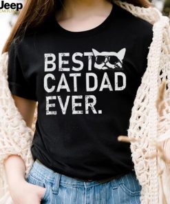 Mens Best Cat Dad Ever Father’s Day Cat Daddy Shirt