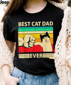 Mens Best Cat Dad Ever For Dad On Father’s Day Cat Daddy Shirt