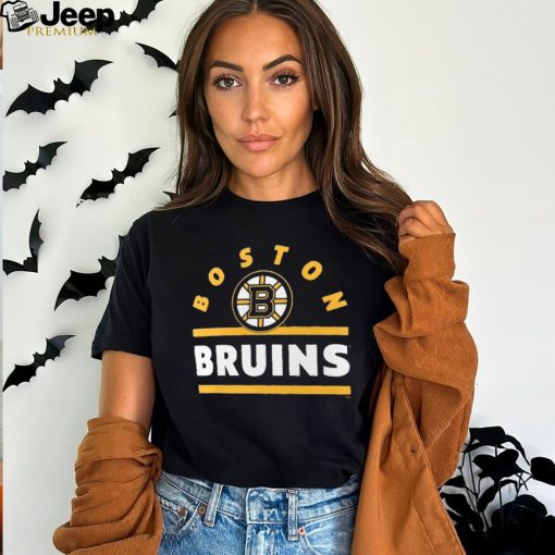 Men’s Boston Bruins Fanatics Branded Black Goaltender Combo T Shirt