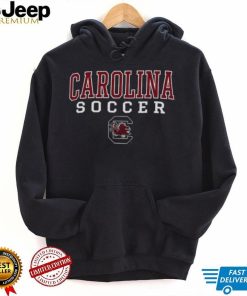 Men's Champion Black South Carolina Gamecocks Soccer Stack Logo T Shirt