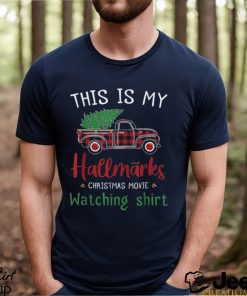 Mens Christmas This Is My Hallmark Movie Watching T Shirt