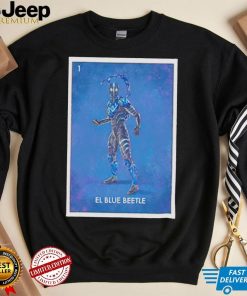 Men’s El Blue Beetle Loteria Card shirt