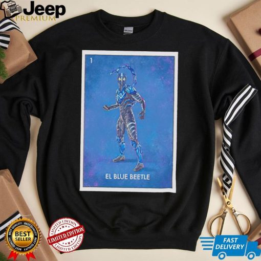 Men’s El Blue Beetle Loteria Card shirt