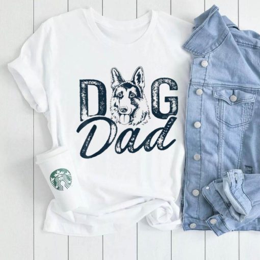 Mens German Shepherd Dog Dad Shirt