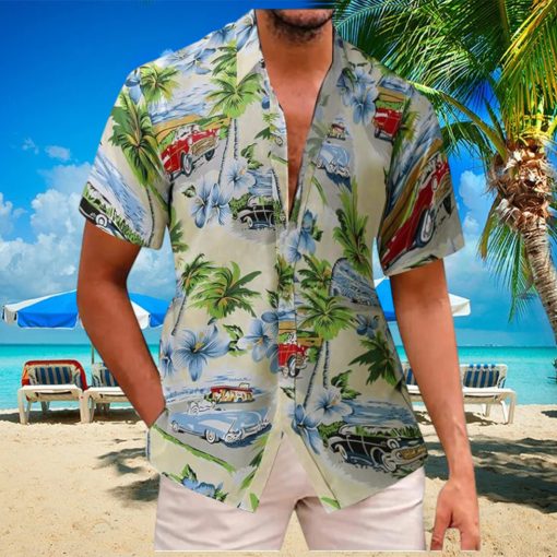 Mens Hawaiian Shirts Button Short Sleeve Aloha Flower Print Tees Flower Hawaiian Shirt Summer Tropical Shirts