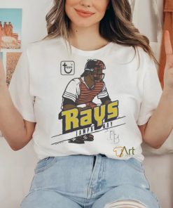 Men’s Homage x Topps Light Blue Tampa Bay Rays Shirt