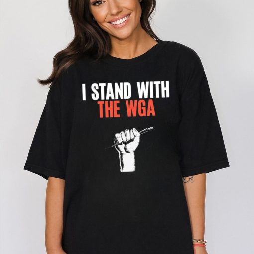 Men’s I stand with the WGA shirt