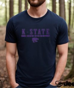 Men's League Collegiate Wear Heather Gray Kansas State Wildcats Victory Falls Tri Blend T Shirt