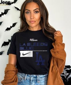 Men's Los Angeles Dodgers Nike Heather Charcoal 2023 Postseason Legend Performance T Shirt