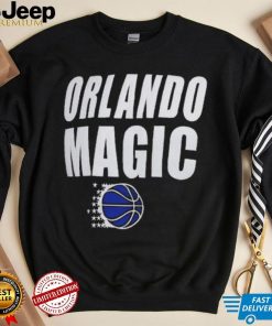 Men's Mitchell & Ness Black Orlando Magic Hardwood Classics Legendary Slub T Shirt