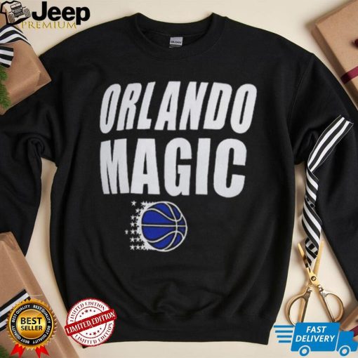 Men’s Mitchell & Ness Black Orlando Magic Hardwood Classics Legendary Slub T Shirt