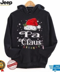 Mens Pa Claus Christmas Family Matching Pajama Xmas Light Shirt