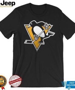 Men's Pittsburgh Penguins Fanatics Branded Black Team Primary Logo T Shirt