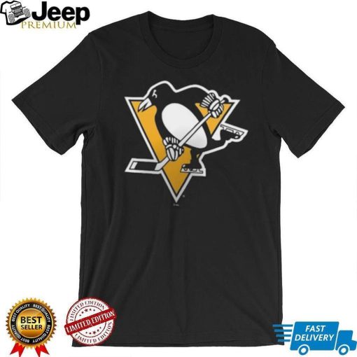 Men’s Pittsburgh Penguins Fanatics Branded Black Team Primary Logo T Shirt