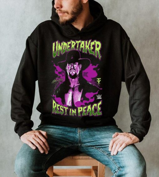 Men's Ripple Junction Ash The Undertaker Rest in Peace Glow Ink T Shirt