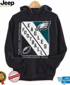 Men's Starter Black Philadelphia Eagles Shield Graphic T Shirt