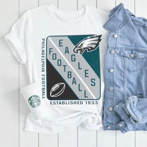 Men’s Starter White Philadelphia Eagles Shield Graphic T Shirt