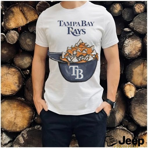 Men’s Tampa Bay Rays X Tiny Turnip White Nacho Helmet Shirt