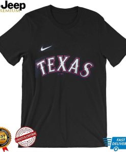 Men's Texas Rangers Max Scherzer Nike Royal Player Name & Number T Shirt