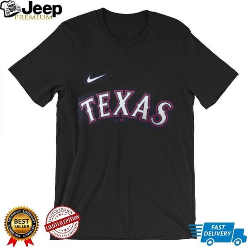 Men's Texas Rangers Max Scherzer Nike Royal Player Name & Number T Shirt