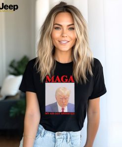 Men’s Trump mugshot MAGA my ass got arrested shirt