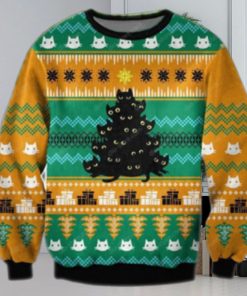 Meowy Ugly Sweater Gift For Christmas